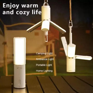 Rechargeable emergency lighting for camping and outdoor sports.