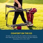 Outdoor folding camping chair made from high quality aluminium metal