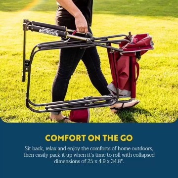 Outdoor folding camping chair made from high quality aluminium metal