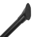 Heavy-duty folding tripod stool with black reinforced fabric.