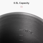 High-efficiency heat exchanger on the base of a camping pot.