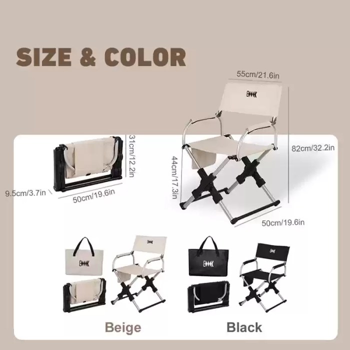 Close-up of the reinforced aluminum joints and armrests.