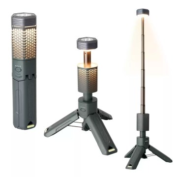 New telescopic and collapsible camping lantern with 10500mAh battery.