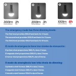 Bright garden lamp for outdoor sports and backpacking missions.