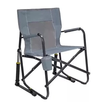 Durable double-layer Oxford fabric on comfortable folding director chair for UK.