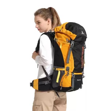 Durable hiking backpack for women.
