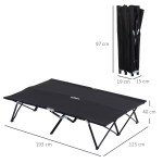 Double Foldable Camping Bed