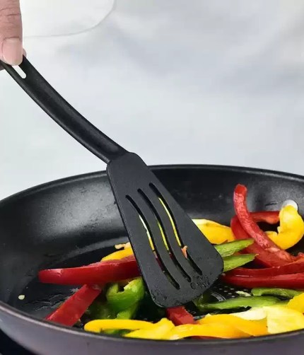 Silicone kit serving cooking kitchen tools used on a nature hike.