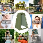 Instant privacy changing room: Lightweight pop-up tent for UK festivals.