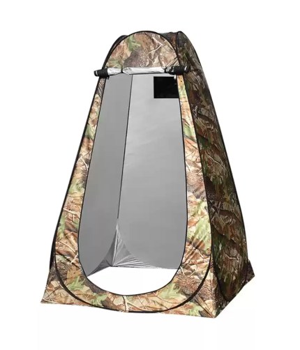 Tall bathroom tent for hiking and fishing.