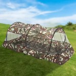Mesh tent paired with a camping mat to show a complete sleep system.