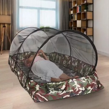Large mosquito protection net tent for camping and home relaxation