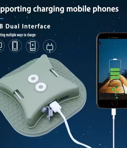 Portable torch with zoom function used during a nature hike.