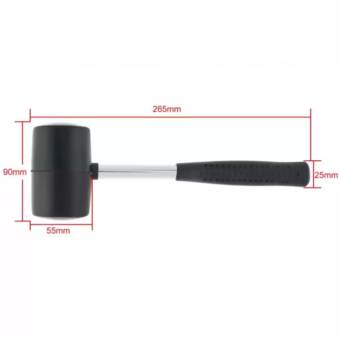 Professional 400g camping hammer for travel and fishing missions.