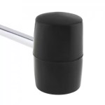 Close up of the seamless connection between the steel core and rubber head.
