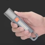 Durable outdoor waterproof flashlight for backpacking and fishing.