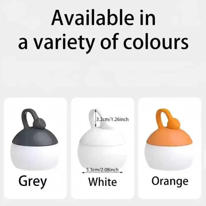 SUPER MINI RETRO SNOW CAMPING LANTERN_1 USB rechargeable night light used during a nature hike.
