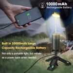 Electric air cushion pump inflating a mattress on a nature hike.