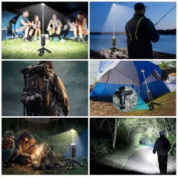 Portable rapid filling blower used for outdoor sports gear.