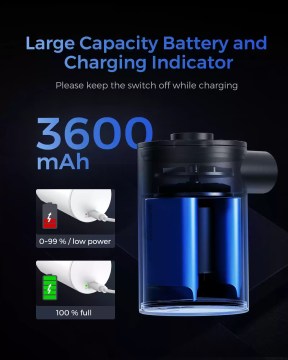 Close up of the USB charging port on a MAX PUMP EPS.