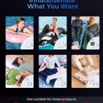 Quick inflate deflate tool for an air mattress on a nature hike.