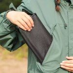 Ultra-light portable folding chair in a compact travel design.