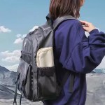 Ultra-light portable folding chair in a compact travel design.