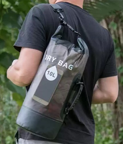 Durable roll-top dry bag pack providing floating waterproof storage for UK.