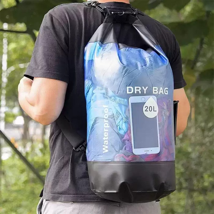 WATERPROOF DRY BAG 10L & 20L_4 Heavy duty tear-resistant PVC waterproof dry bag for UK outdoor adventures.