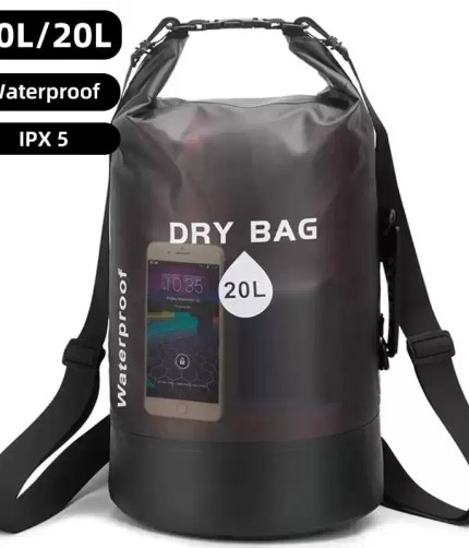 Waterproof dry bag 10L and 20L for swimming and kayaking UK.