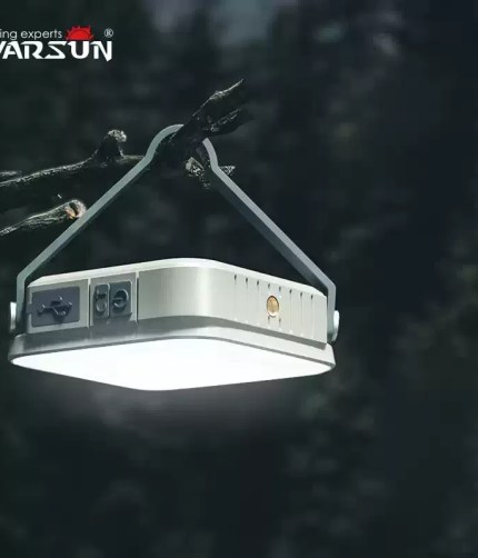 Waterproof rechargeable outdoor hanging lights for camping.