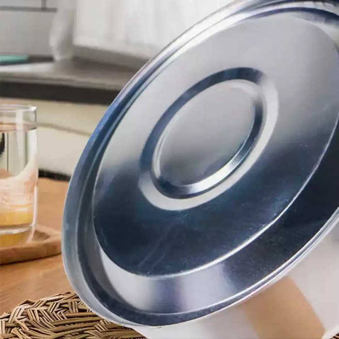 Whistling kettle teapot used during family travel and fishing trips.