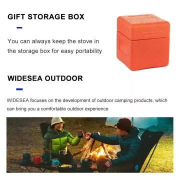 portable camping stove with storage box travel gas burner kit UK