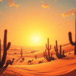 sahara-desert-morocco-sunrise-with-cactuses-and-camels