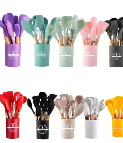 FJK Camping Gear cooking set organized in a sleek storage bucket.