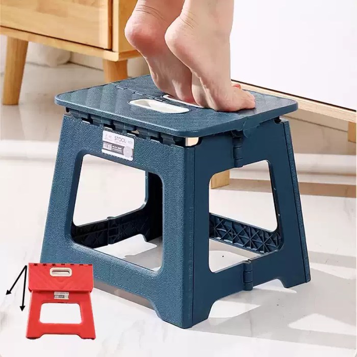 Foldable camping stool with anti-slip top, lightweight and portable – FJK Camping Gear UK outdoor seating