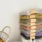 Stacked chunky knit warm winter socks in assorted colours