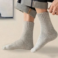 Men’s thick wool socks providing warmth and comfort for cold winter days