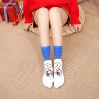 Blue Christmas Novelty Socks
