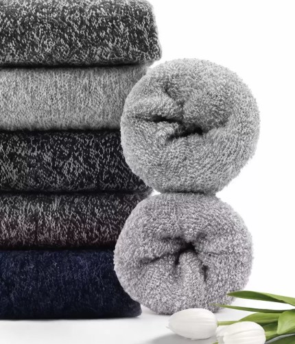 Thick thermal winter socks in grey, black and navy colours, available in pair sets