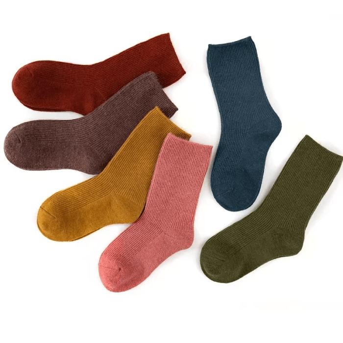 Unisex Colourful Winter Crew Socks