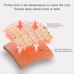 Thermal ear warmer headband featuring a double-layer design with a windproof outer layer and a temperature-locking inner layer.