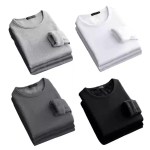 Fleece lined thermal undershirts color options pack