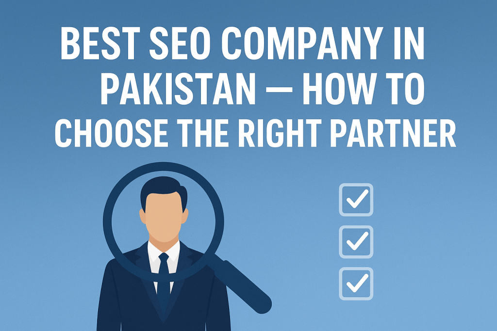 Best SEO company in Pakistan providing professional search engine optimization services