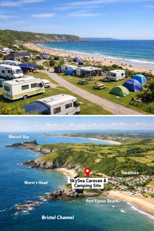 Where Is SkySea Caravan and Camping Site Located?