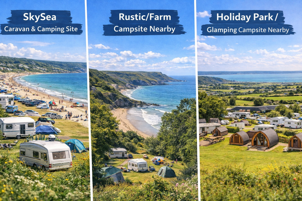 SkySea Caravan and Camping vs Other Nearby Sites