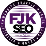 FJK SEO expert UK digital marketing and SEO agency logo.