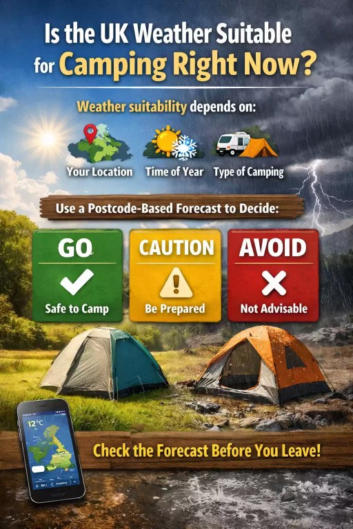 How UK Weather Affects Camping, Glamping & Campervan Trips