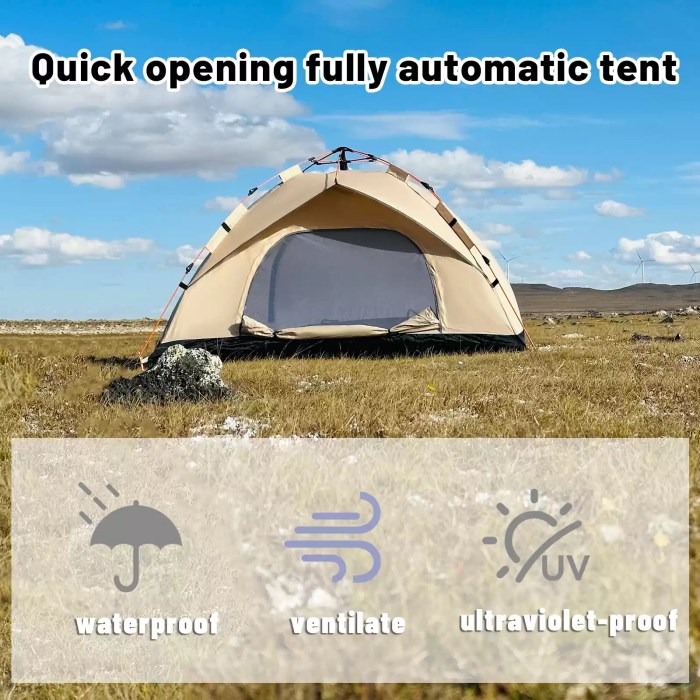 Sunshine-proof fishing and beach shelter used during family travel.