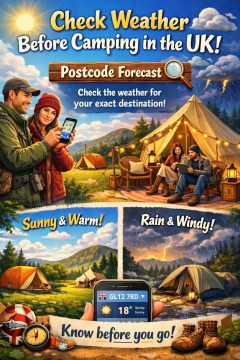 check weather before camping